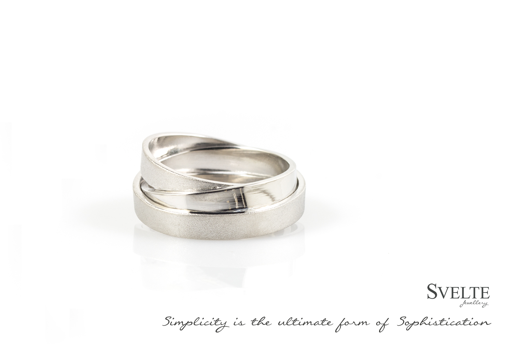 Trio band wrapped ring