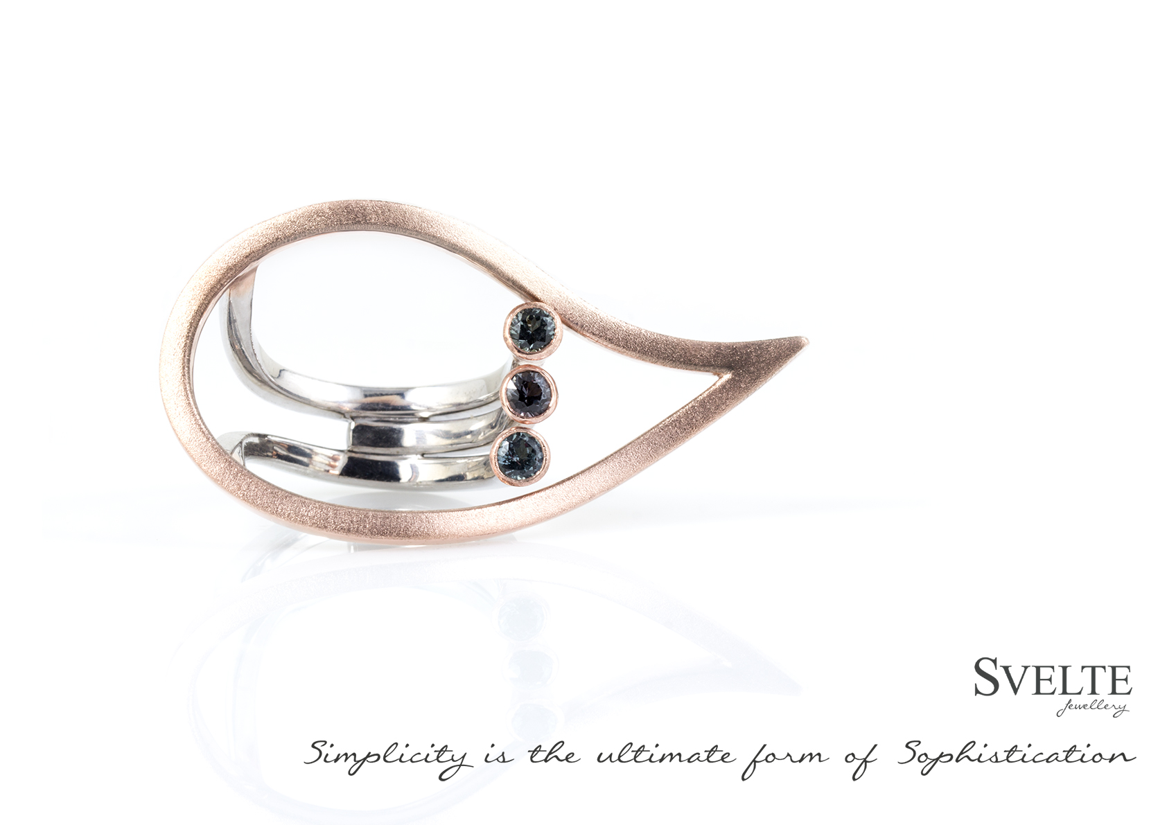 Rose Kashmir Green Sapphire Ring