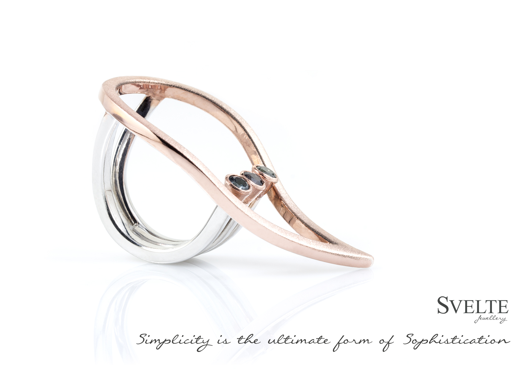 Rose Kashmir Green Sapphire Ring