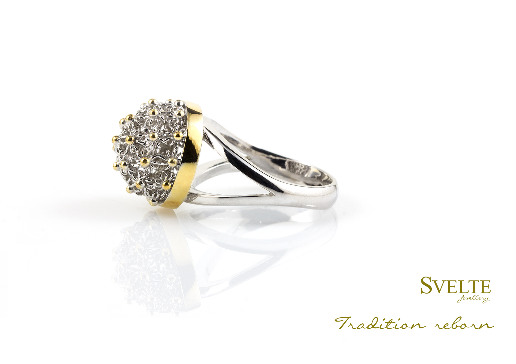 petite white mal ring